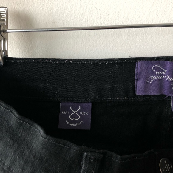 Not Your Daughters Black Straight Leg Jeans - Picture 5 of 6